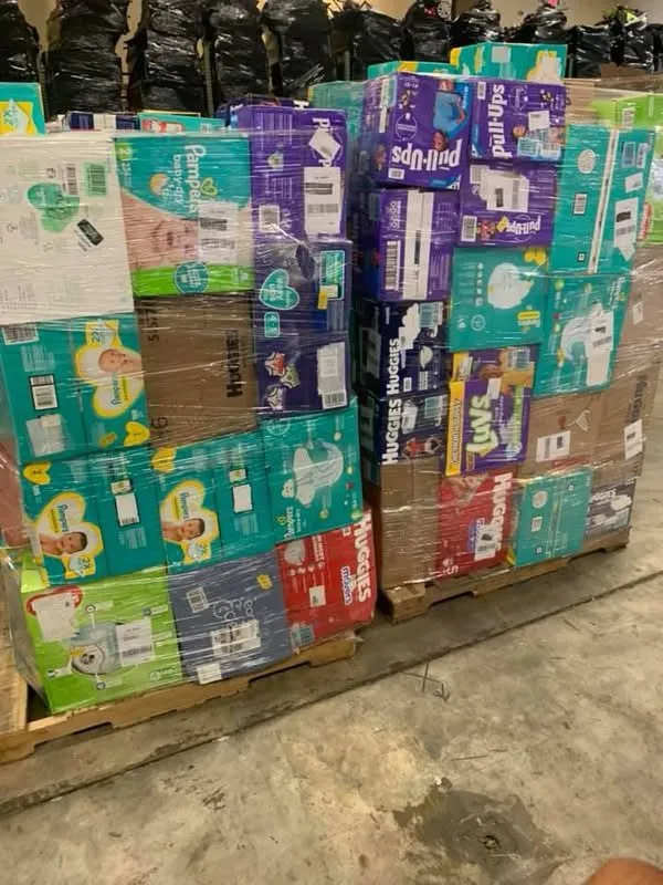 Wholesale diaper pallets