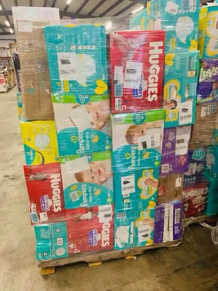 Wholesale diaper pallets